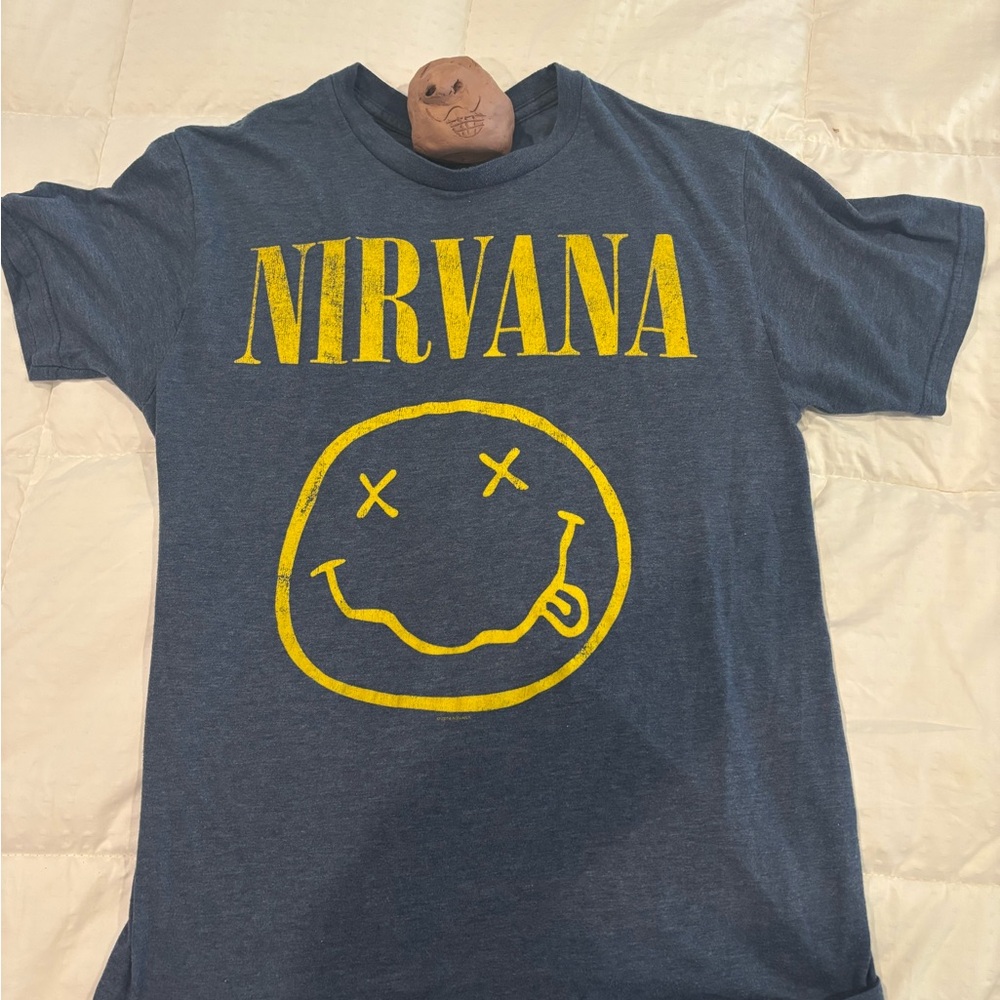 Nirvana smiley face shirt